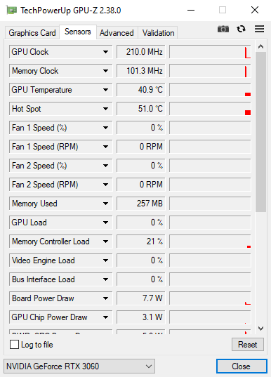 GPU-Z statistics and monitoring